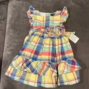 Girls plaid dress. Chaps new with tags! Size 2T